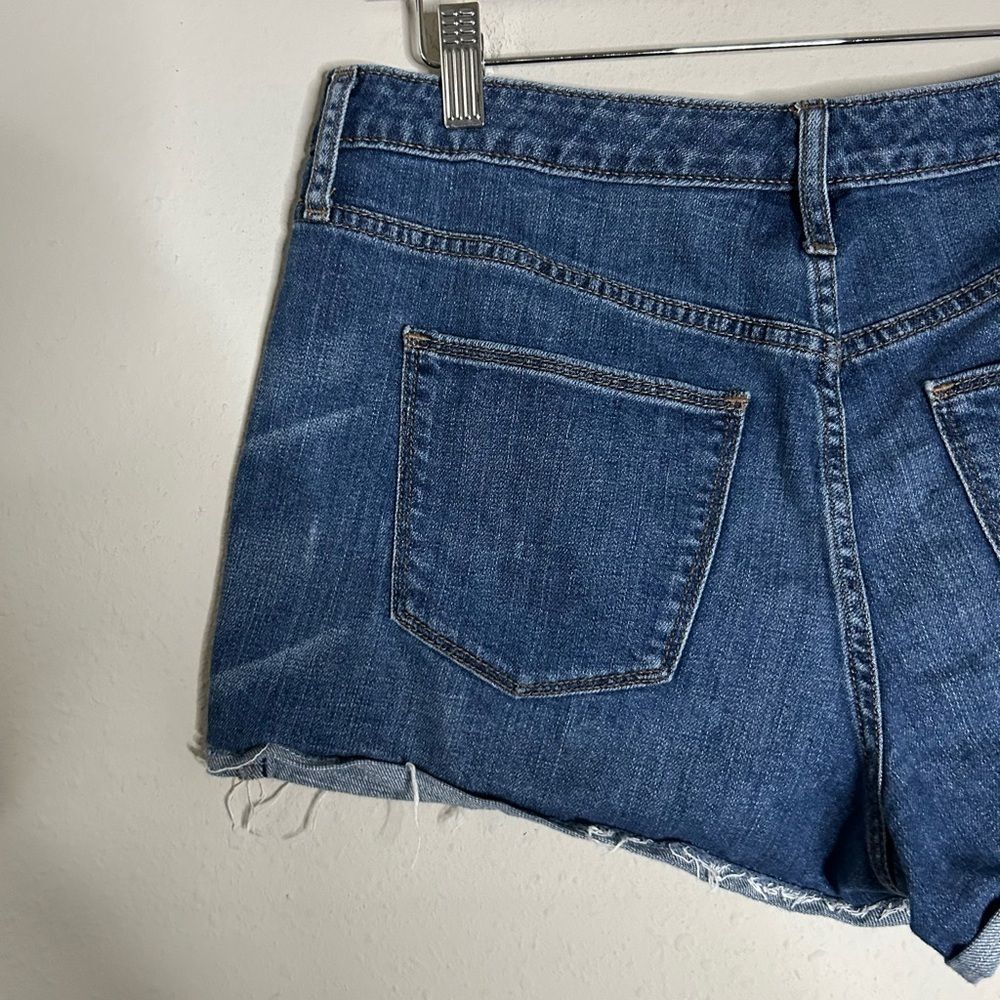 Universal Thread Button Fly Cut Off Jean Shorts S… - image 6